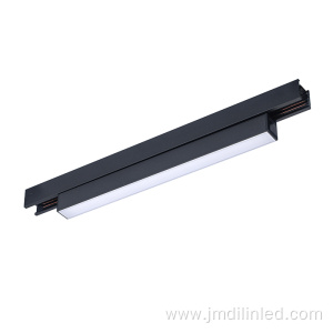 Linear spotlight surface recessed magnetic track light